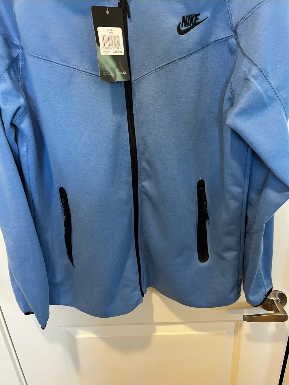 Nike Sportswear Tech Fleece Windrunner  Men’s Blue Full-Zip Hooded Jacket